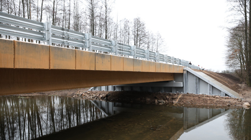 Новый мост в Гродненском районе открыт на месте разрушенного ливнями