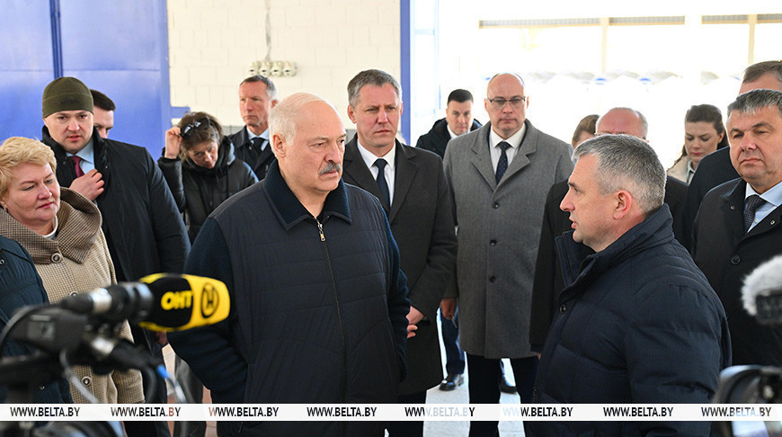 Сельское хозяйство и "кондитерка". Александр Лукашенко посетил Наровлянский район